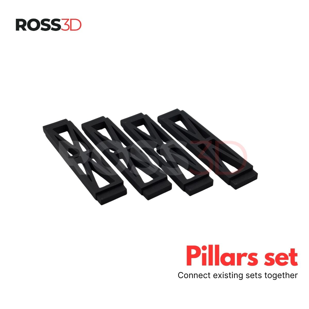 ROSS3D Stackable Display Rack for Lego Speed Champions and Lepin – Extendable Storage Stand for Collectible Car Sets