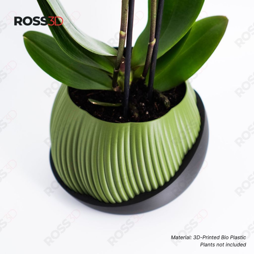 ROSS3D Bloomcrest Planter Pot – Modern Decorative Indoor Planter