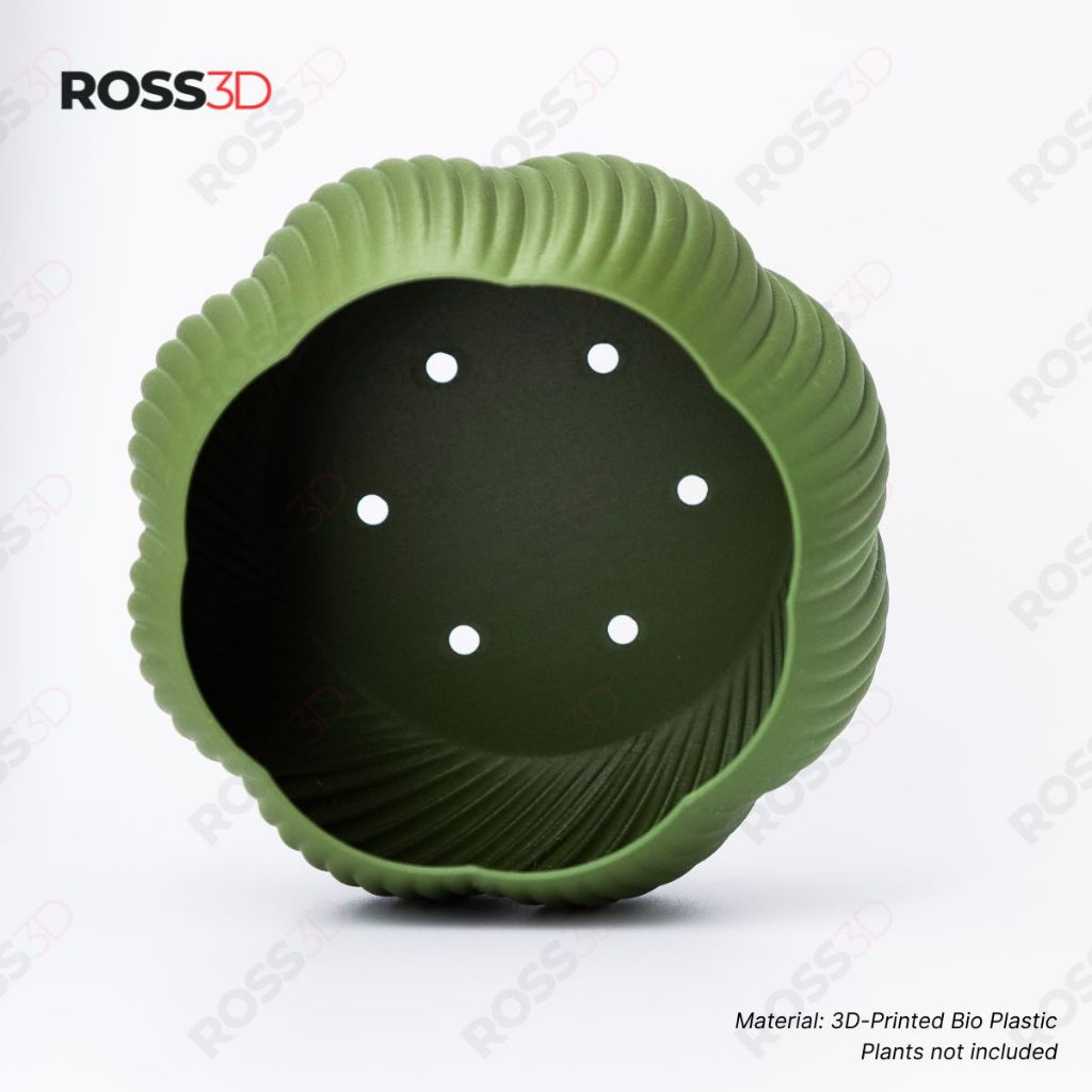 ROSS3D Bloomcrest Planter Pot – Modern Decorative Indoor Planter
