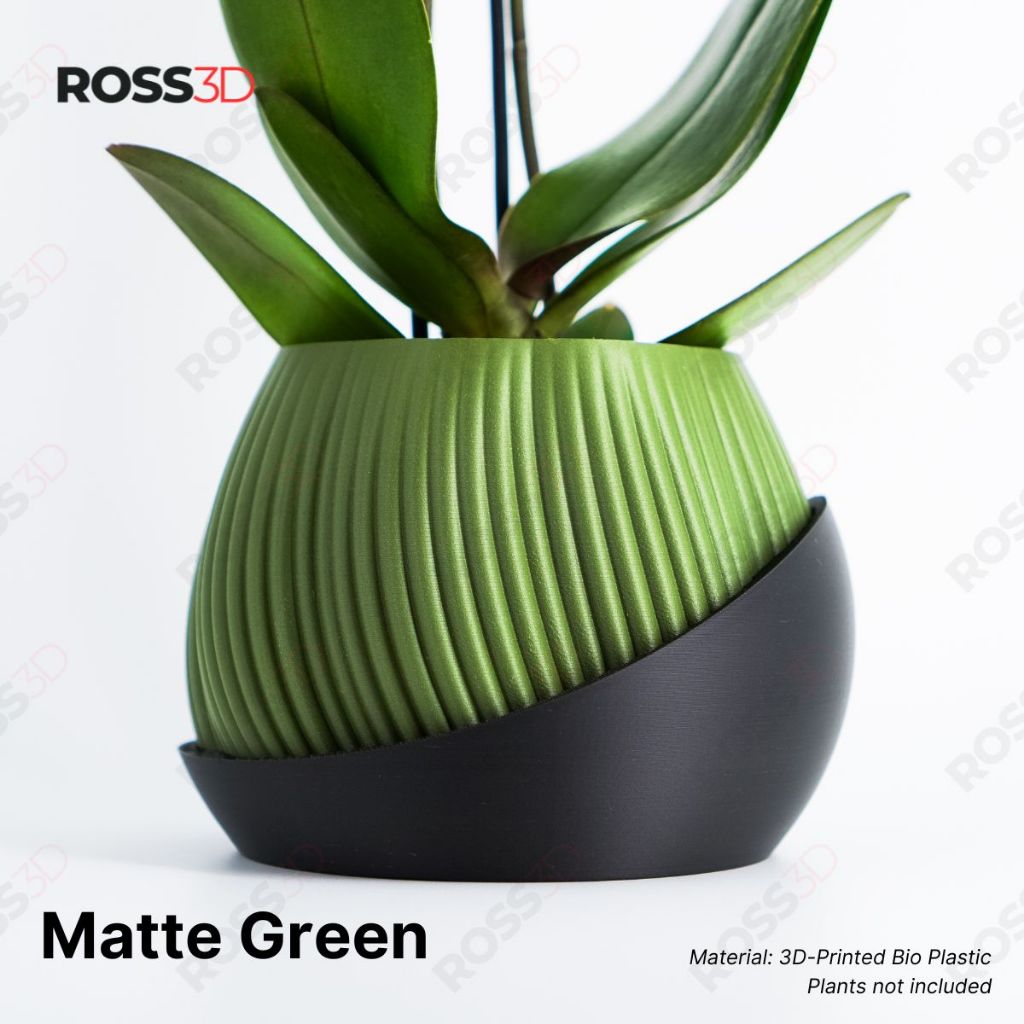 ROSS3D Bloomcrest Planter Pot – Modern Decorative Indoor Planter