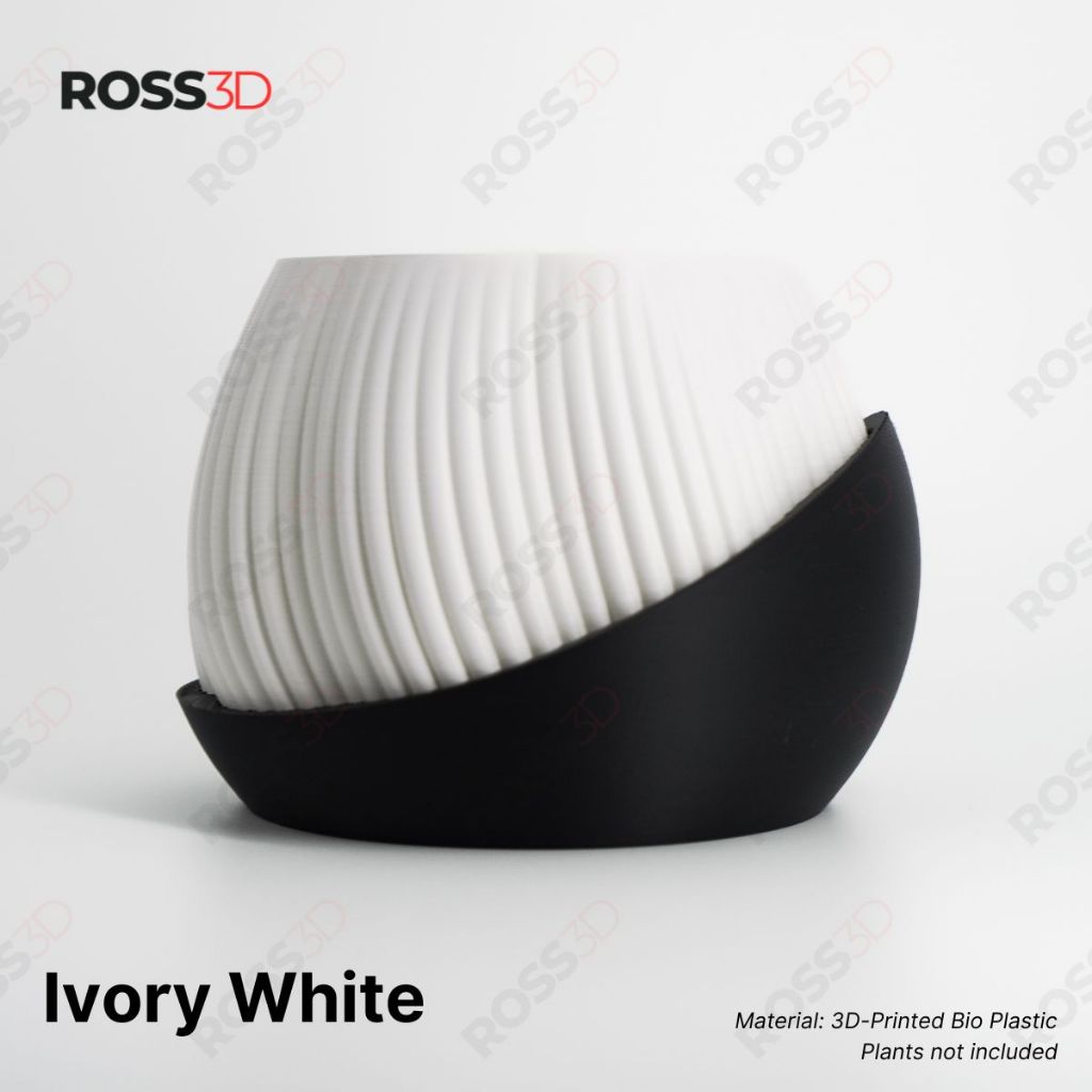 ROSS3D Bloomcrest Planter Pot – Modern Decorative Indoor Planter