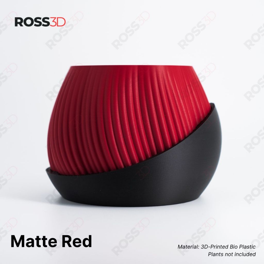 ROSS3D Bloomcrest Planter Pot – Modern Decorative Indoor Planter